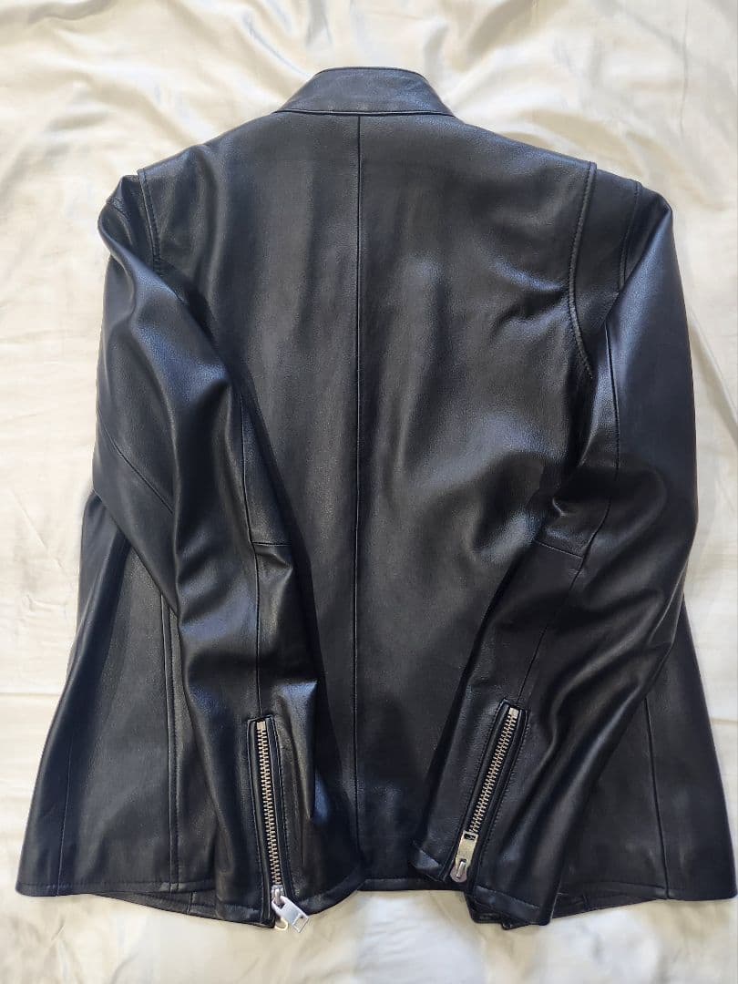 JACKROSE シングルライダース レザージャケット 羊革 ブラック Lサイズ