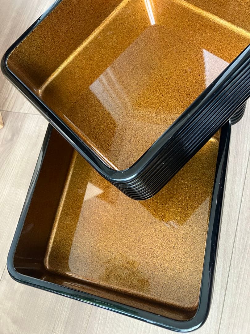 輪島塗 五段重 二枚蓋 木箱入り 重箱 伝統工芸品 漆芸【美品】