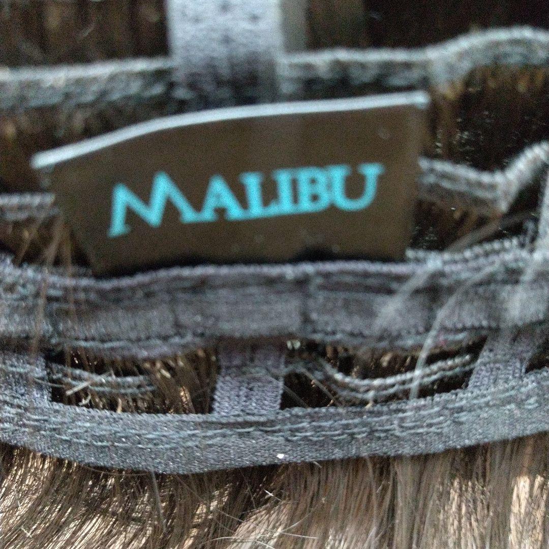 マリブ耐熱ファイバーフルウイッグ！ブラシ！スプレー！ネット付き