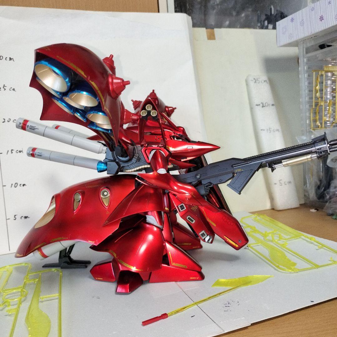 D*C様 HG 1/144 ナイチンゲール 塗装完成品 逆襲のシャア ガンプラ