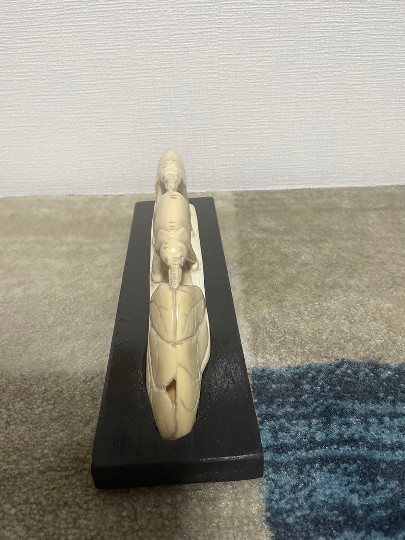 天然素材　象置物