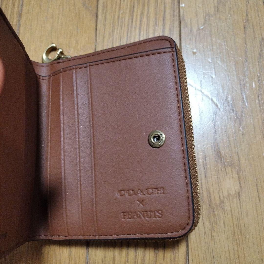 コーチ　スヌーピー　エッセンシャル ビルフォールド ウォレット　財布