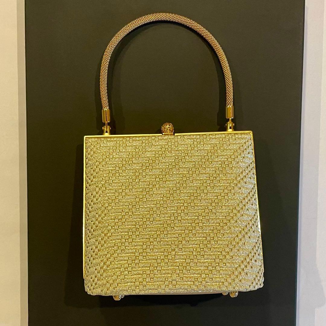 ゴールド スクエア 和装用バッグ