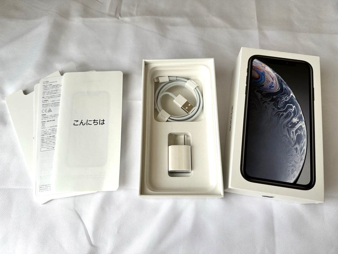 iPhone XR ブラック 充電器付き