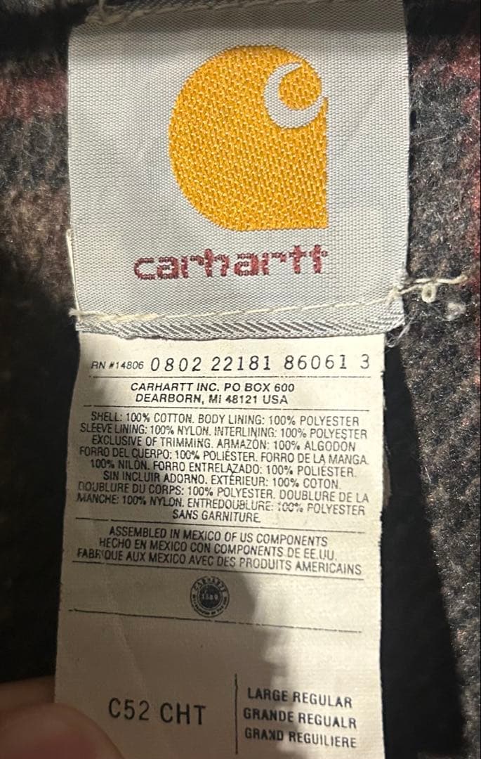 Carhartt ミシガンチョアコート