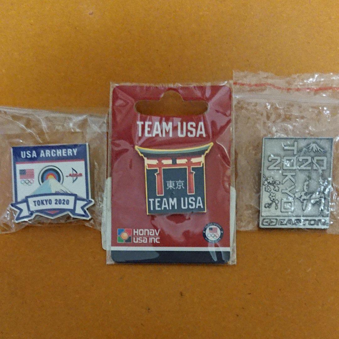 東京 2020 ピンバッジ アメリカ USAチーム オリンピック 非売品