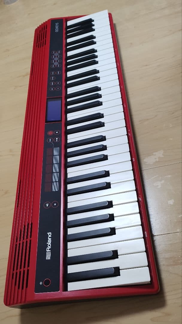 【27年7月迄保証付き】Roland Go:Keys go61k 61鍵 レッド