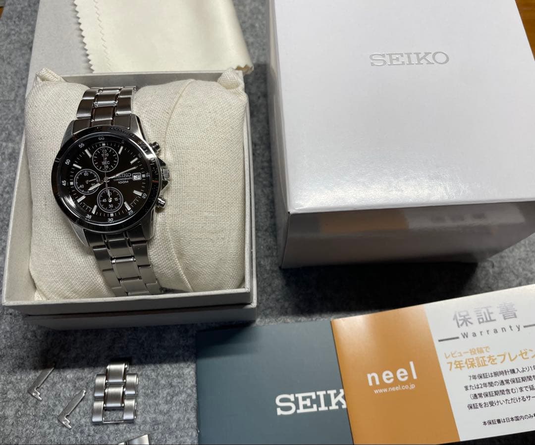 セイコー　クロノグラフ SND367P1 海外モデル