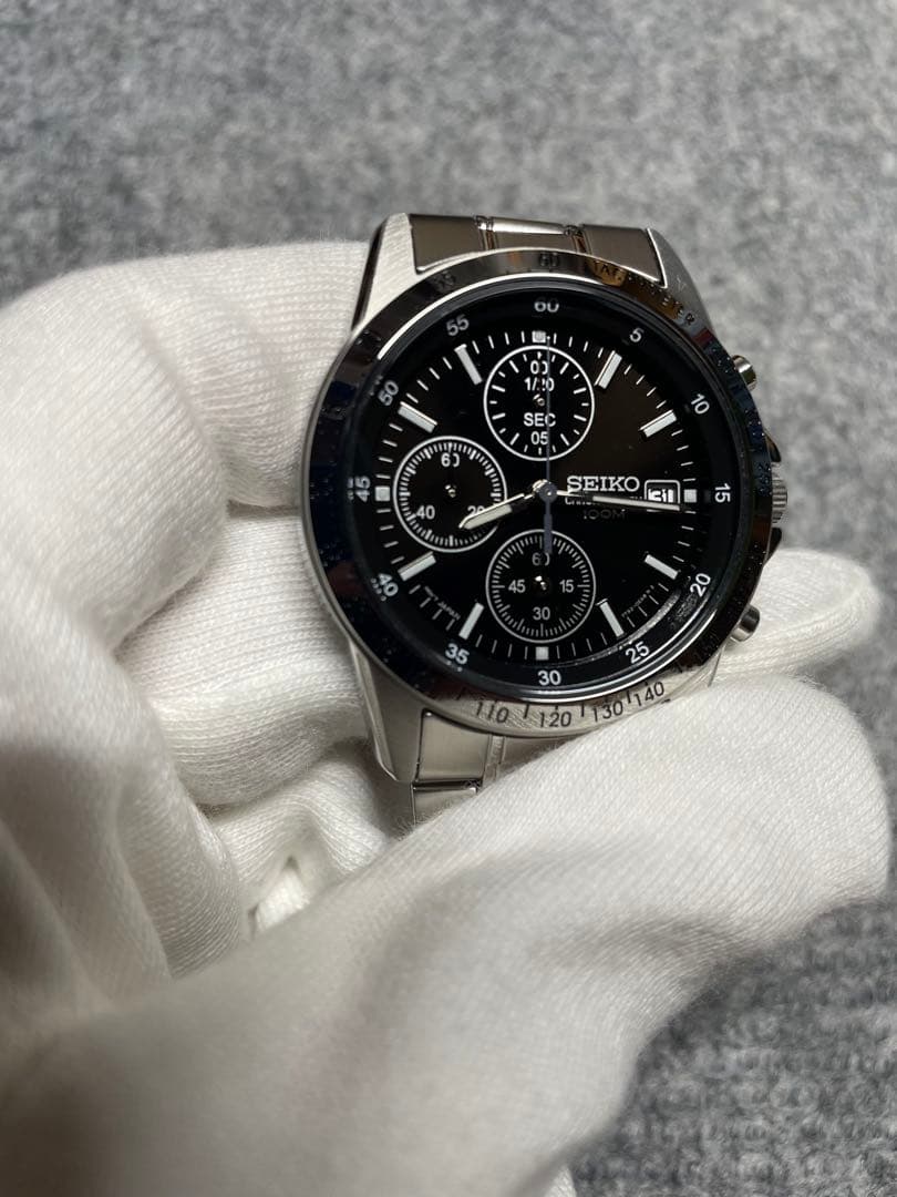 セイコー　クロノグラフ SND367P1 海外モデル