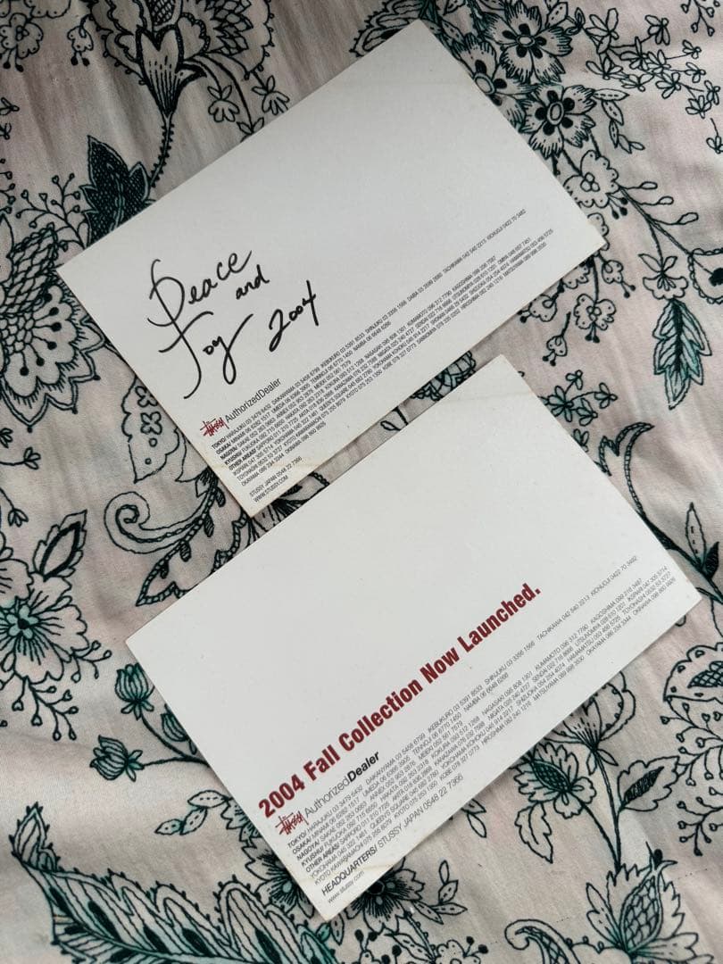 Stussy ショッピングバッグ 4点 ハガキ二枚 レア 貴重 年代物