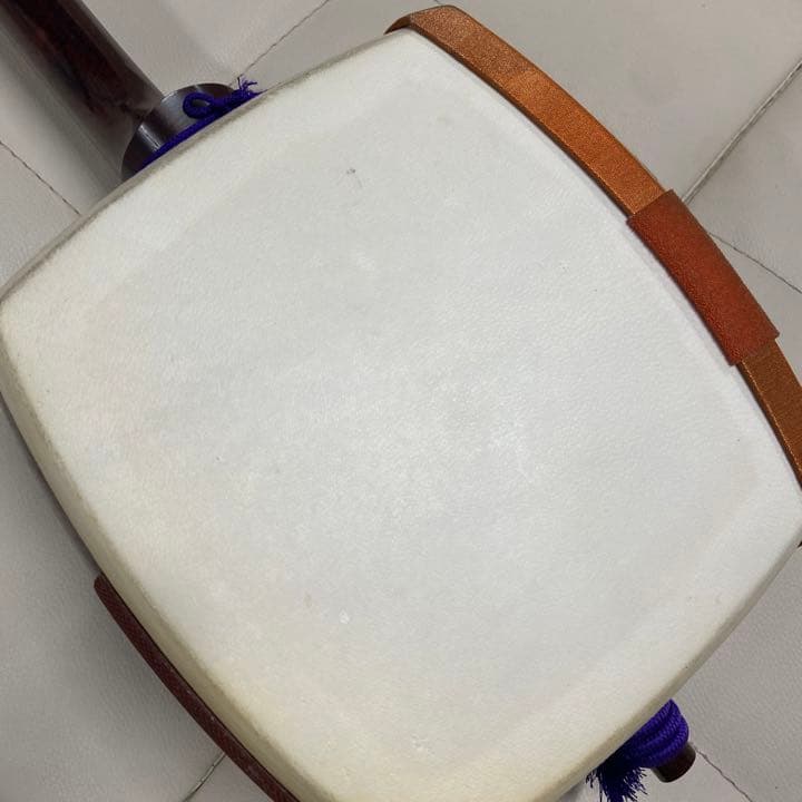 【高級】三味線　金細　紅木　極上品　撥　地唄