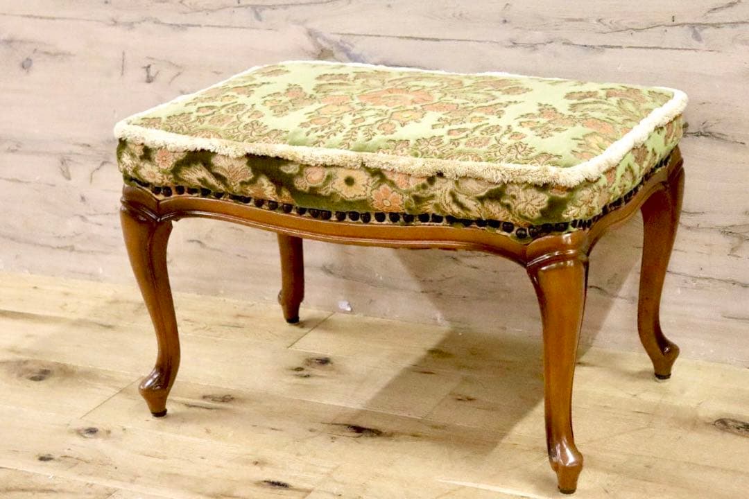 GMHK704○maruni / マルニ 孔雀 ヴィンテージ フットスツール