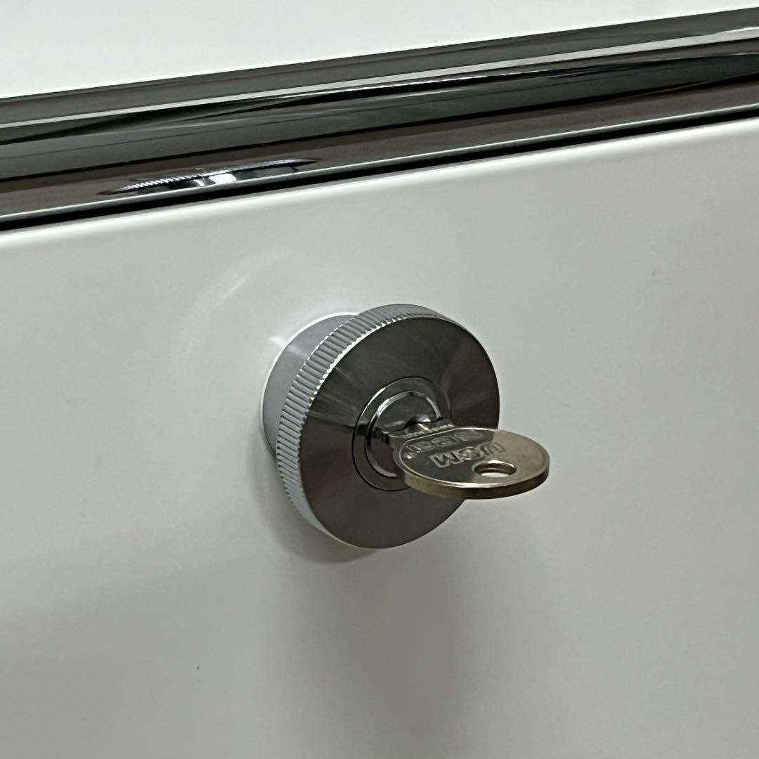 ★sora★USMハラー １列２段 鍵付キャビOP/DD 色：白