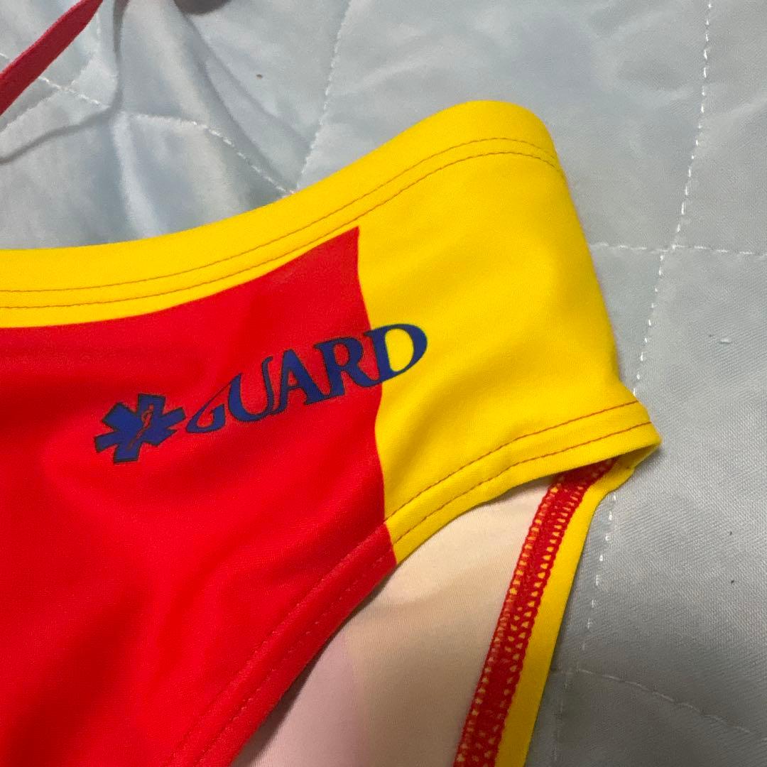 Lifesaving Japan GUARD 競泳水着 赤/黄色