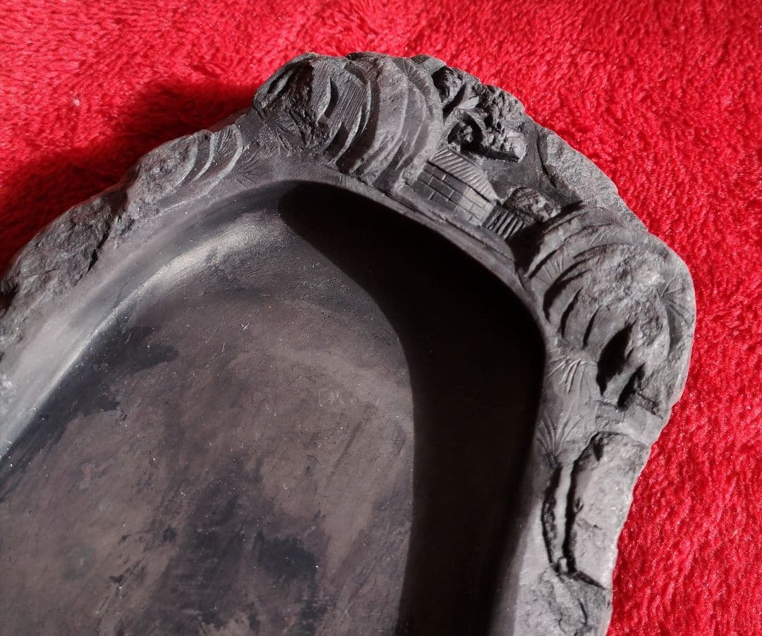 書道 中国 希少 端渓名硯 最高峰 端渓石 篆刻 骨董品