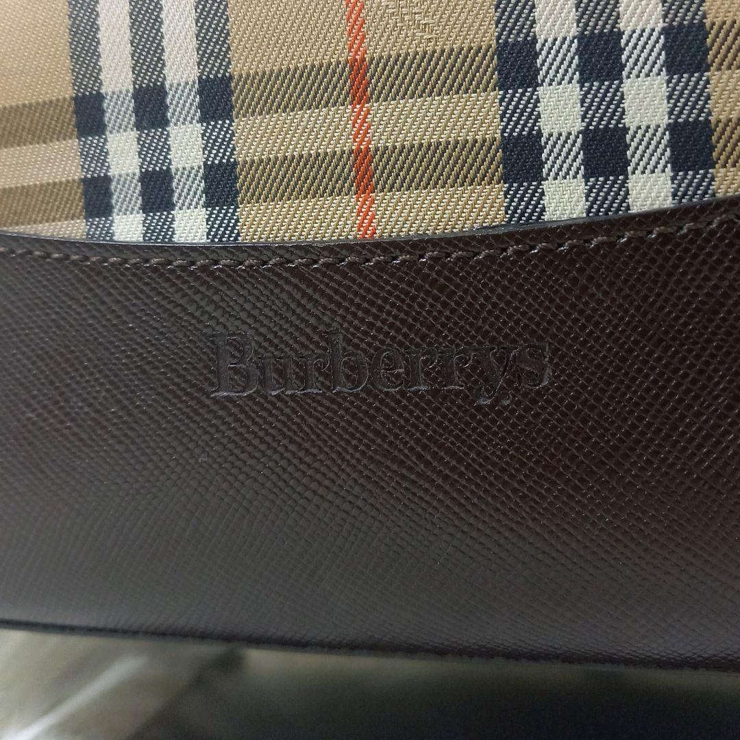 希少✨バーバリー ヴィンテージ ハンドバッグ ノバチェック ブラウン チャーム付