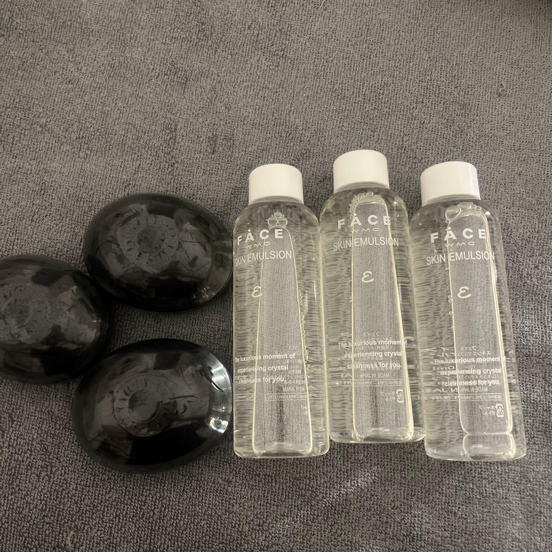 ワミレス　ミネラルソープ3個＋エマルジョン3本セット