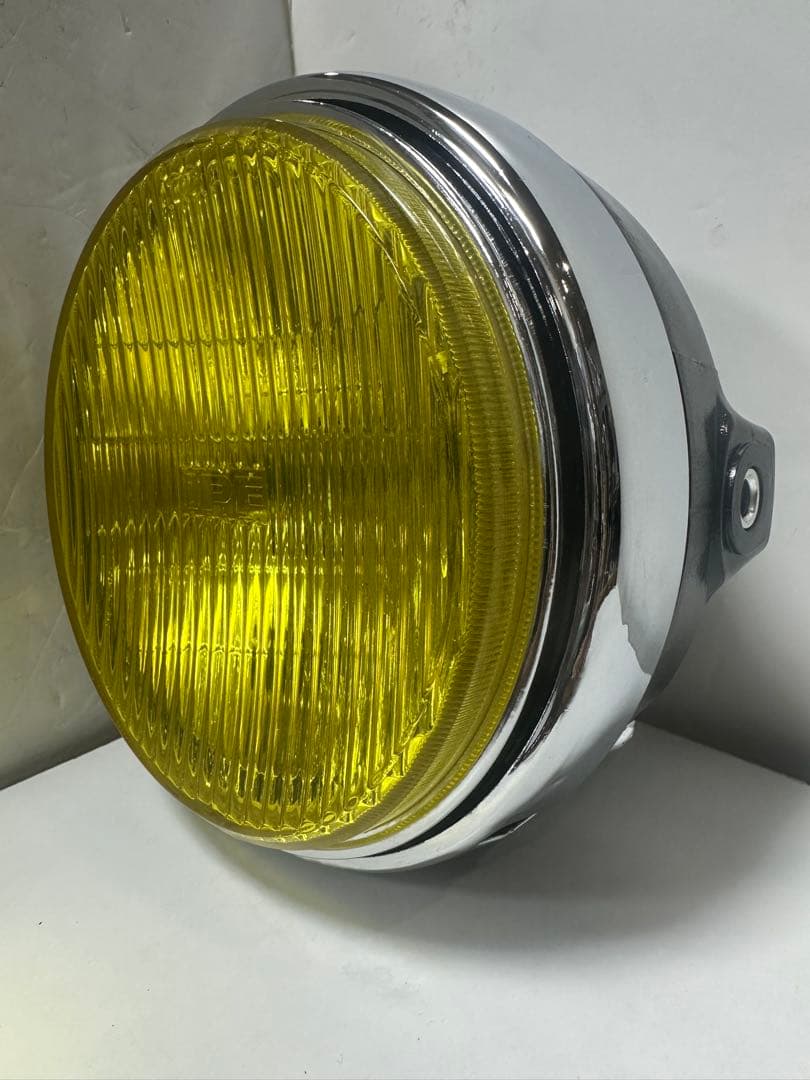 当時物IPF凹みイエローレンズ付きヘッドライト/検索CIBIEシビエ マーシャル