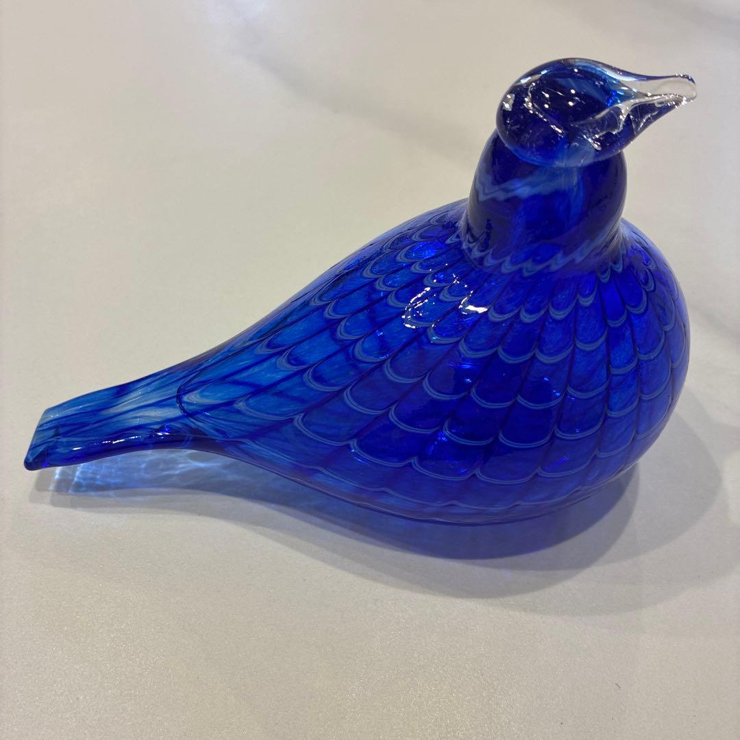  鳥のオブジェ 青　シエッポ　バード