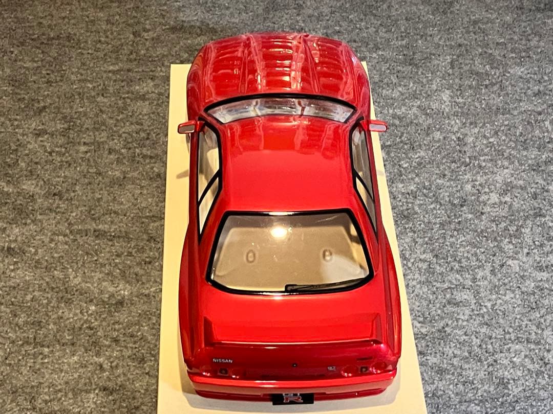 タミヤラジコン 日産スカイラインGT-R 塗装済 スペアボディ R32メタレッド