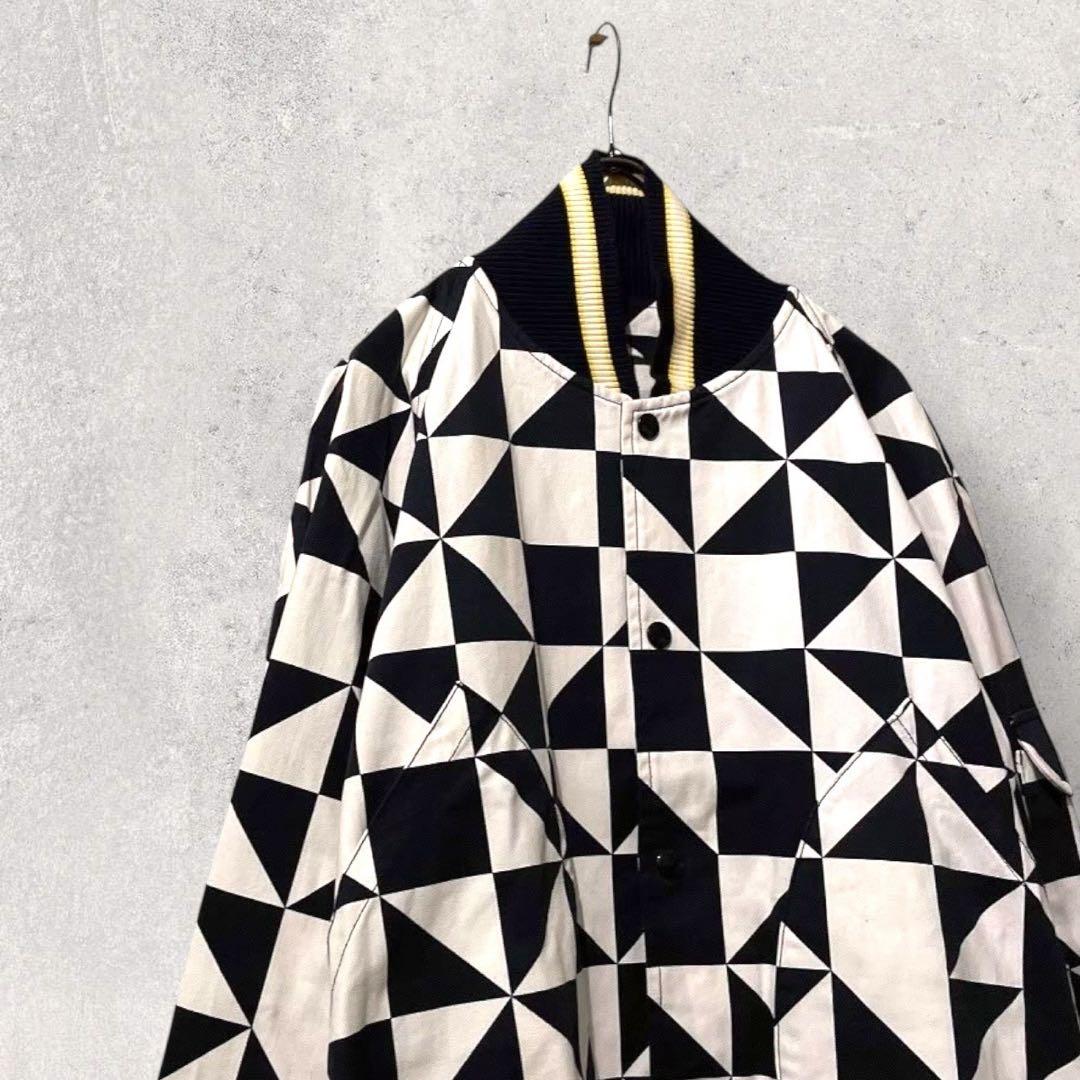 希少 22S/S IHATOV 名作 カークラブジャケット ブルゾン 幾何学模様