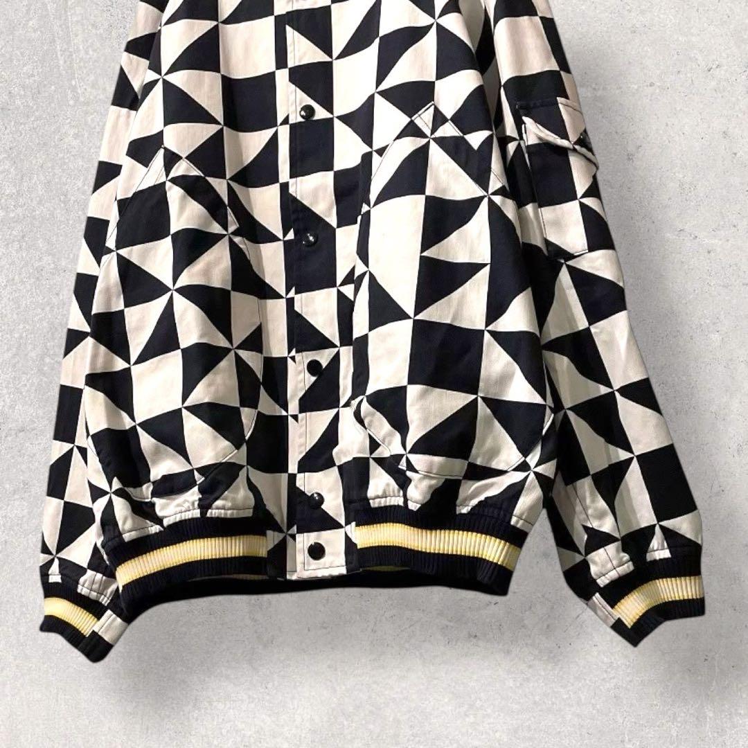 希少 22S/S IHATOV 名作 カークラブジャケット ブルゾン 幾何学模様
