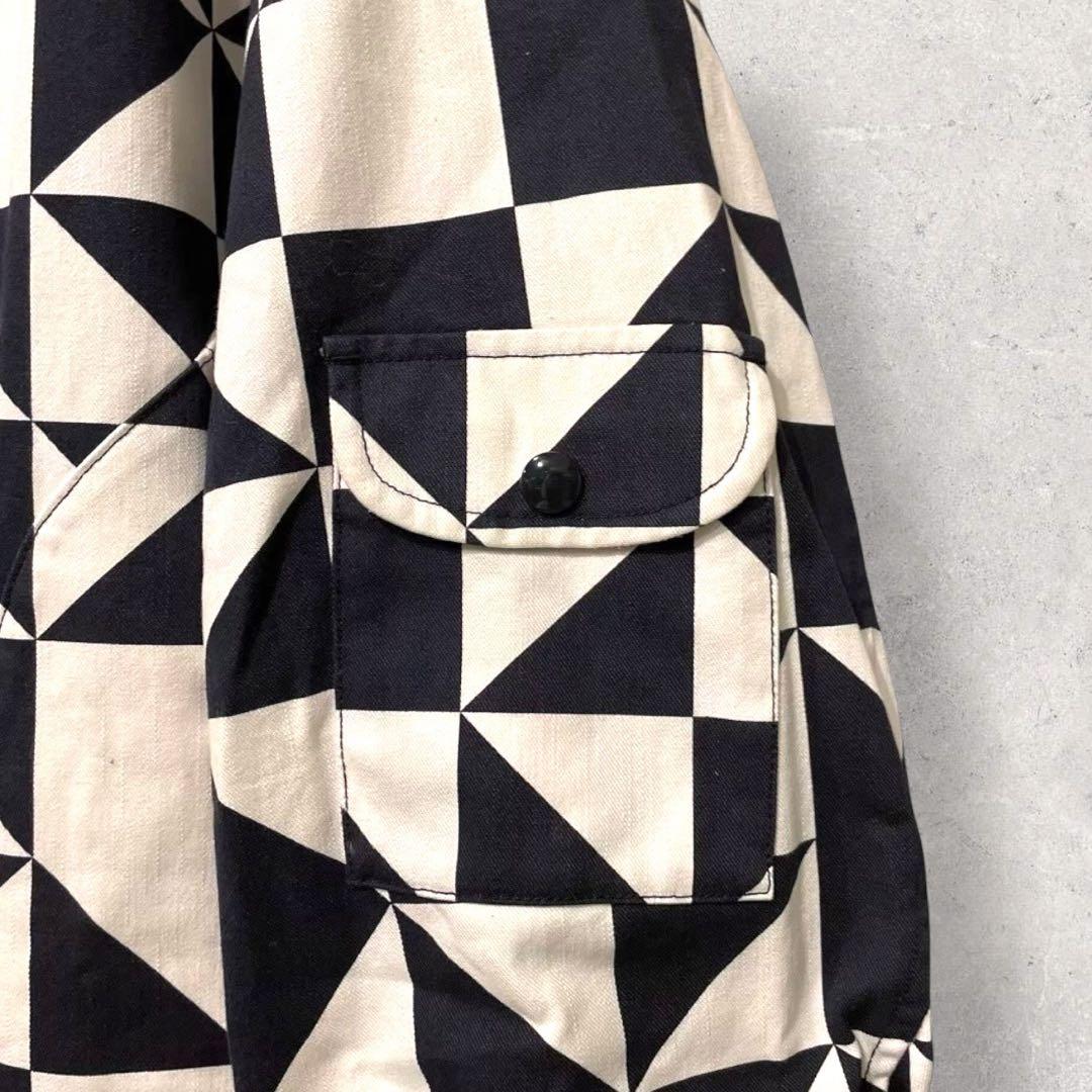 希少 22S/S IHATOV 名作 カークラブジャケット ブルゾン 幾何学模様