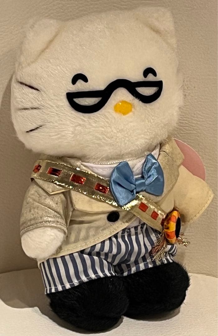 激レア　キティ パパ ぬいぐるみ　新品タグ付1999年サンリオピューロランド