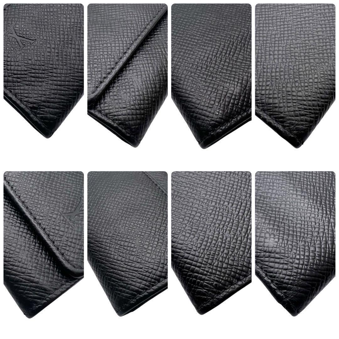 240　ルイヴィトン キーケース タイガ 黒 ミュルティクレ 鍵 6連