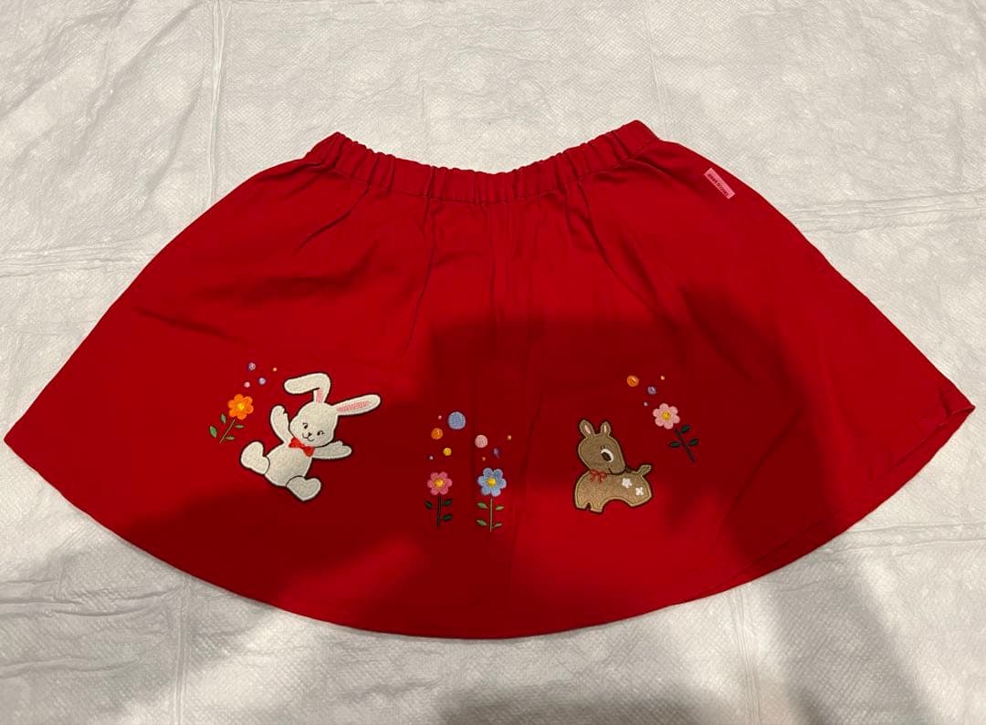 ミキハウス　チエコサク　スカート S100ー110cm