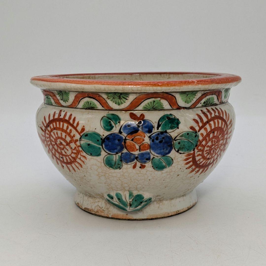 大正～昭和初期 赤絵香炉 香道具 仏具 お香 アロマグッズ 香爐 置物 色絵付け