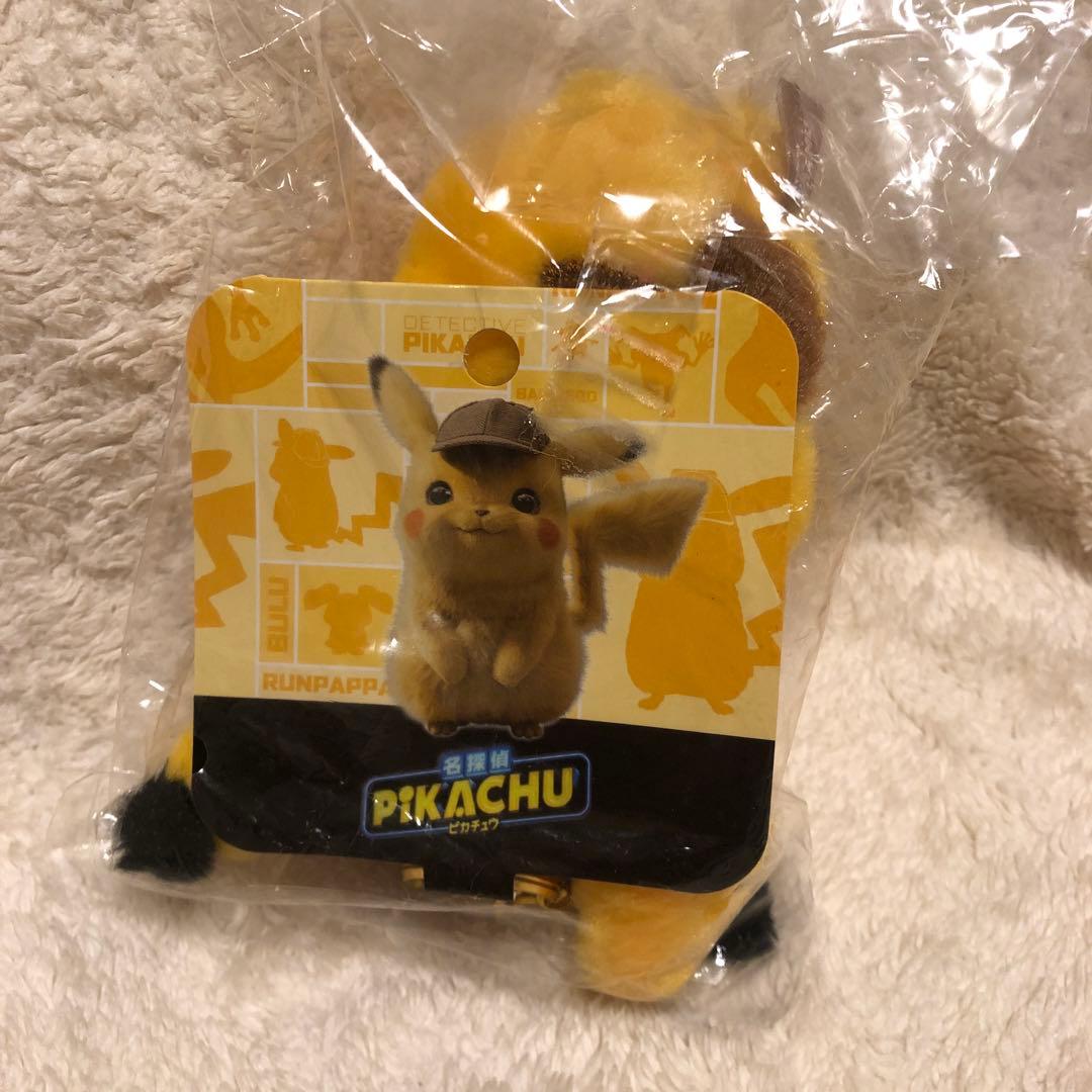 ポケモンセンター　映画　名探偵ピカチュウ　ポーチ マスコット　ぬいぐるみ
