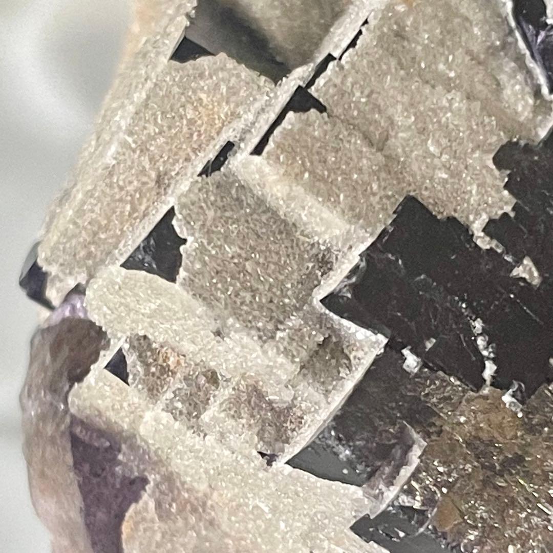 アメリカ イリノイ産 フローライト 蛍石 鉱物標本 原石 ②