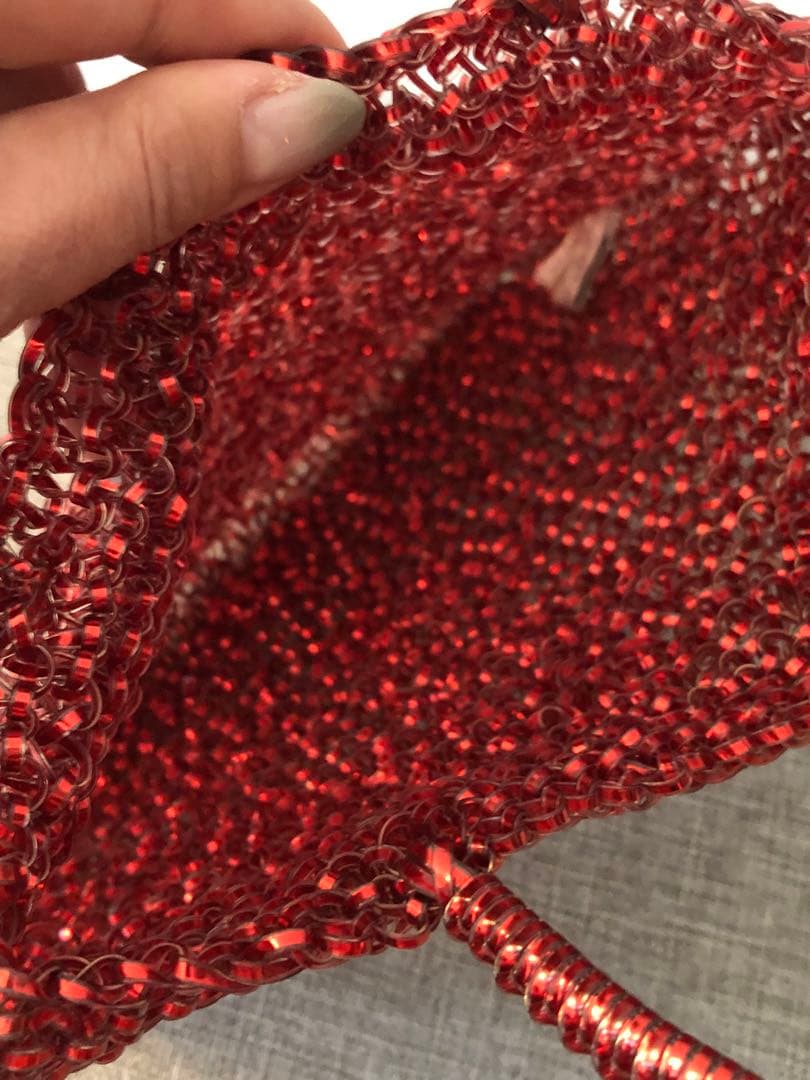 bear☆アンテプリマ ワイヤーバッグ レッド 希少カラー