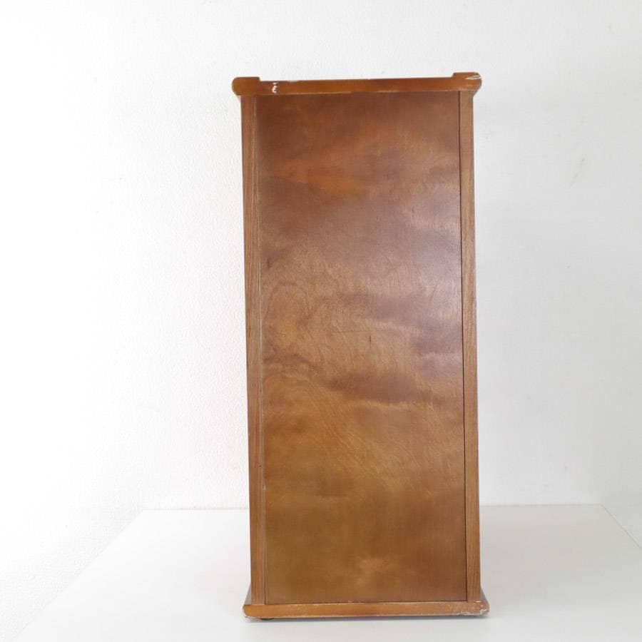 値下アメリカ Tribesigns ベッドサイドテーブル オーク材 アンティー