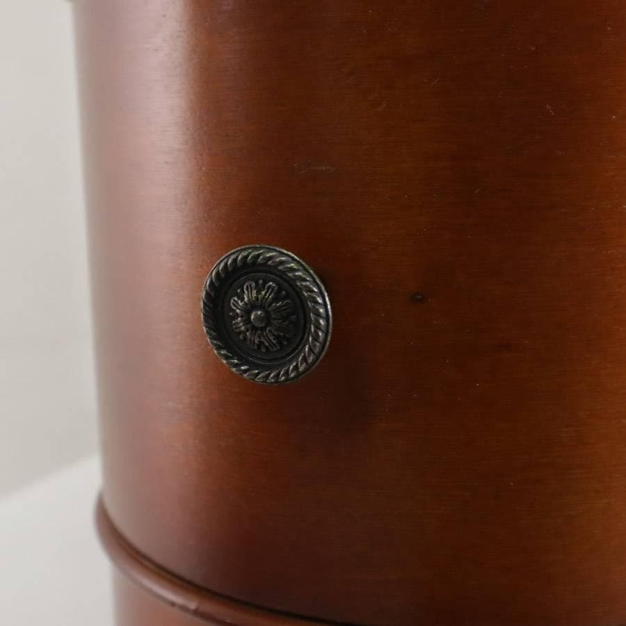 値下アメリカ Tribesigns ベッドサイドテーブル オーク材 アンティー