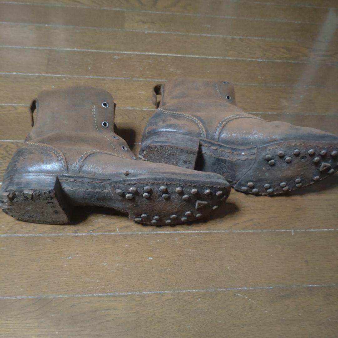 実物　旧日本軍歩兵用編上靴