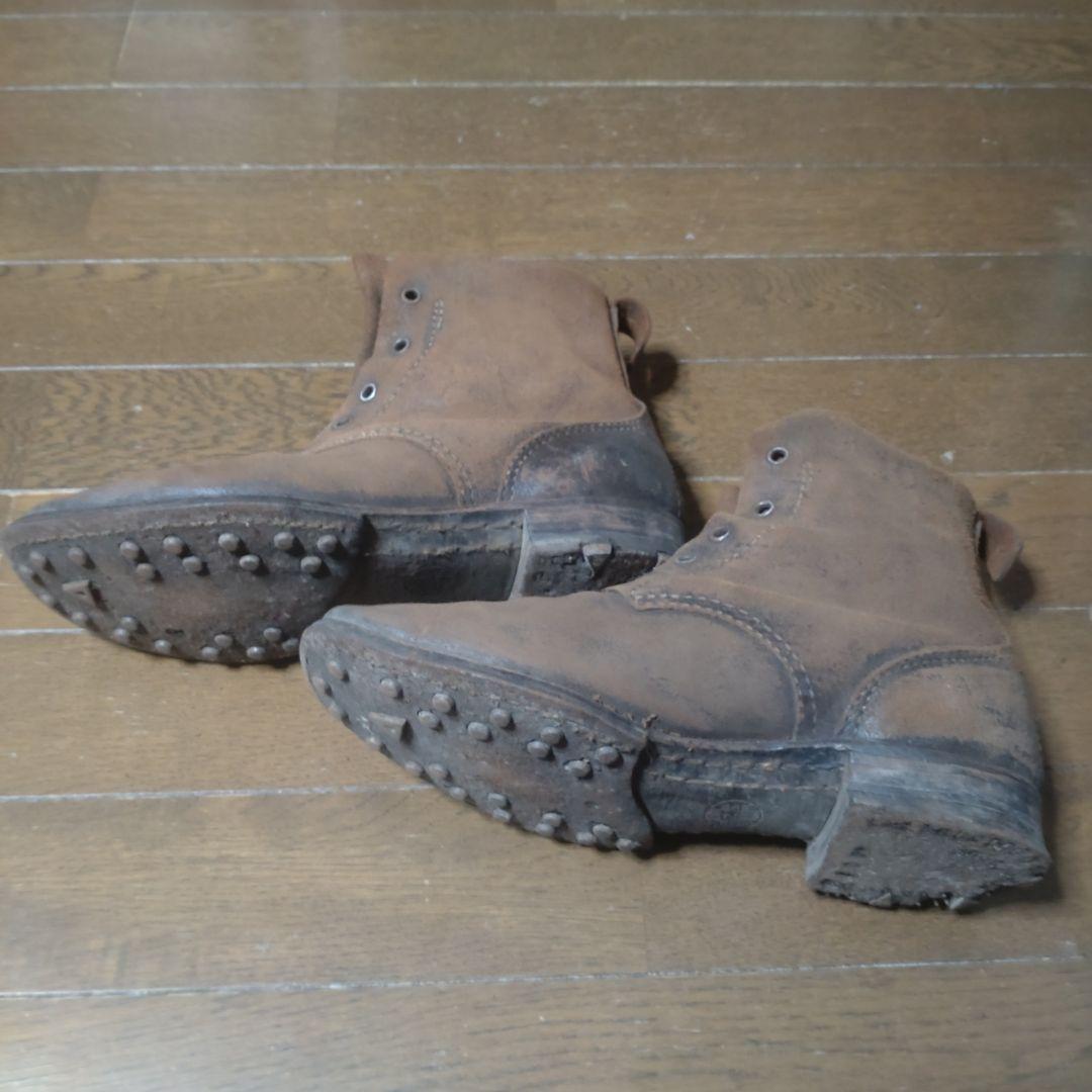 実物　旧日本軍歩兵用編上靴