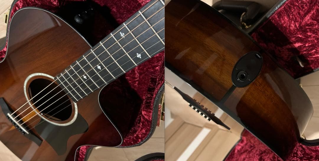 美品　Taylor 224CE-K DLX テイラー コア ハードケース付