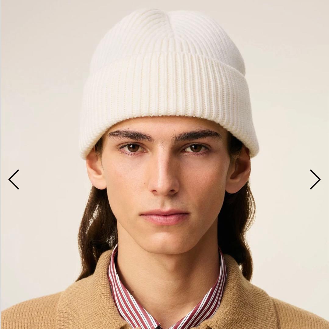 激安 【新品未使用】AMI PARIS アミパリス ニット帽