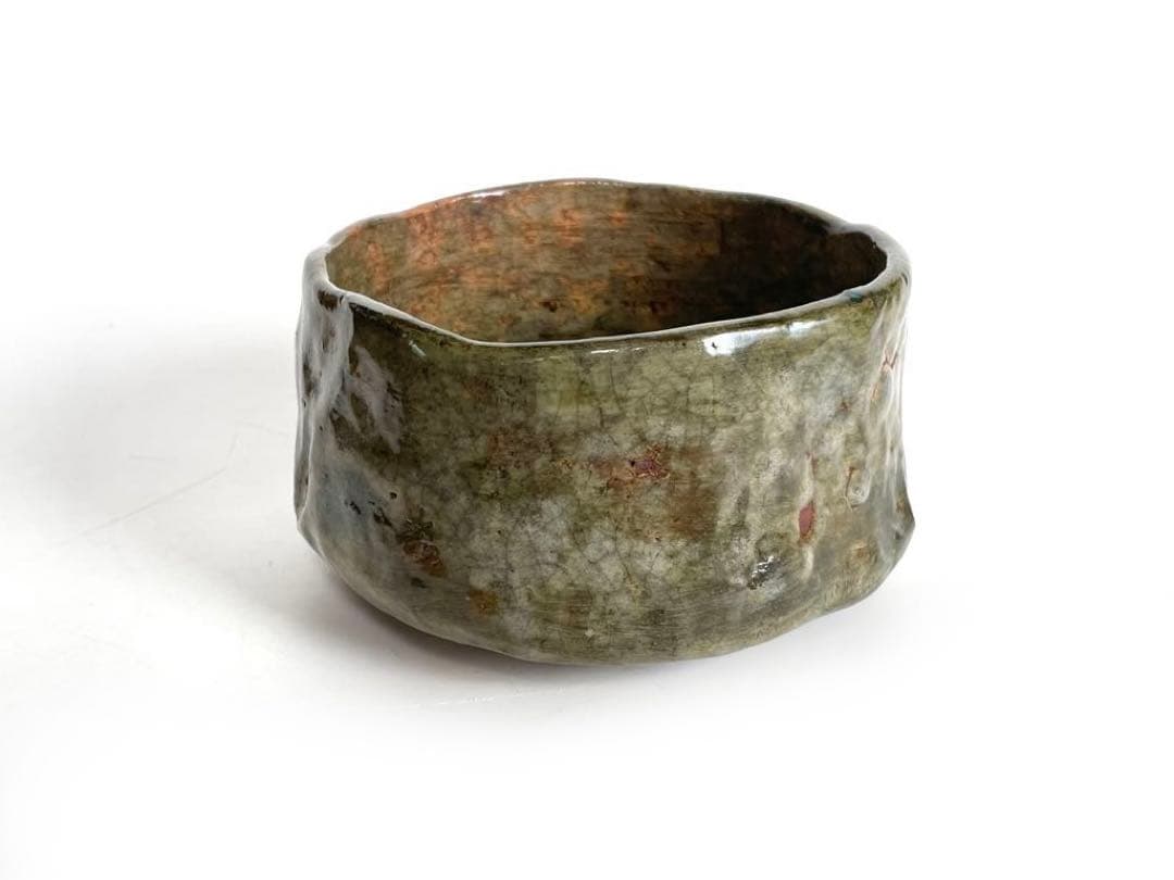 キリスト教伝道者　裏千家　藤尾宗羊 藤尾英二郎　自作茶碗　銘洋々　共箱