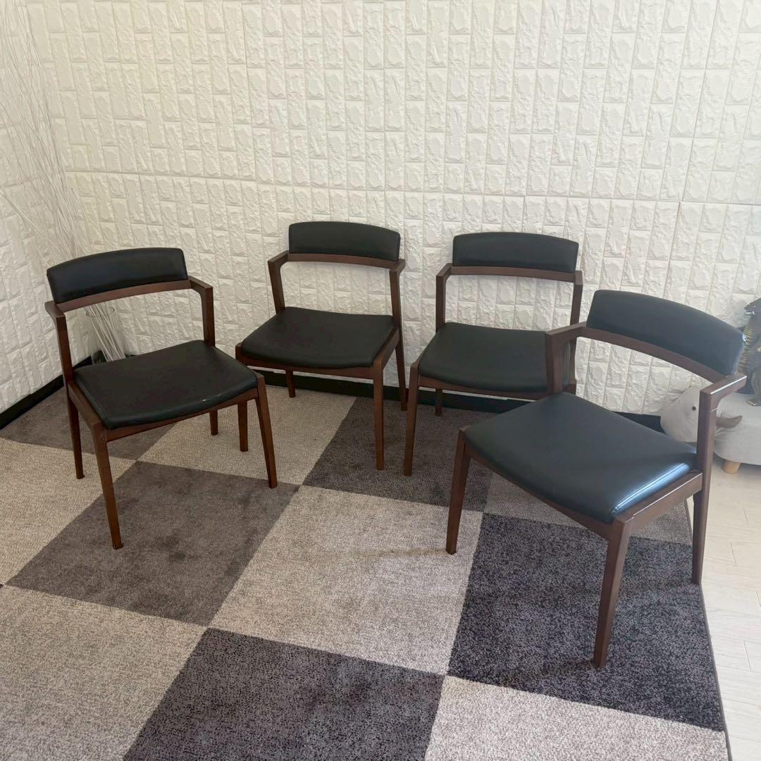 都内23区配送無料✨4人掛けダイニングテーブルセット　家具の大丸