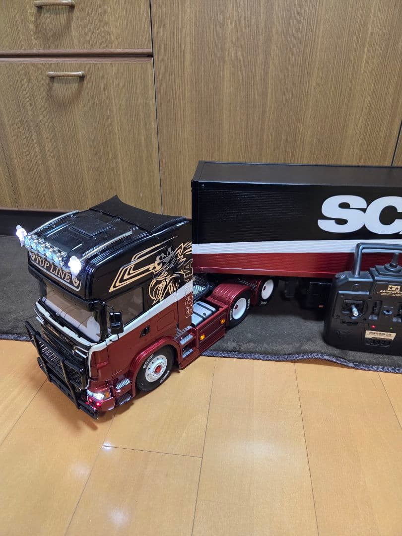 タミヤ1/14　スカニア　セミトレーラー　セット