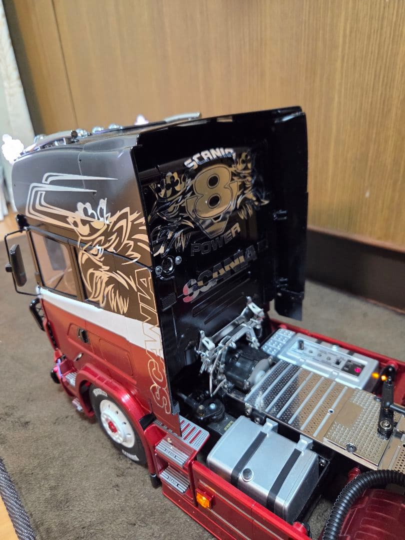 タミヤ1/14　スカニア　セミトレーラー　セット