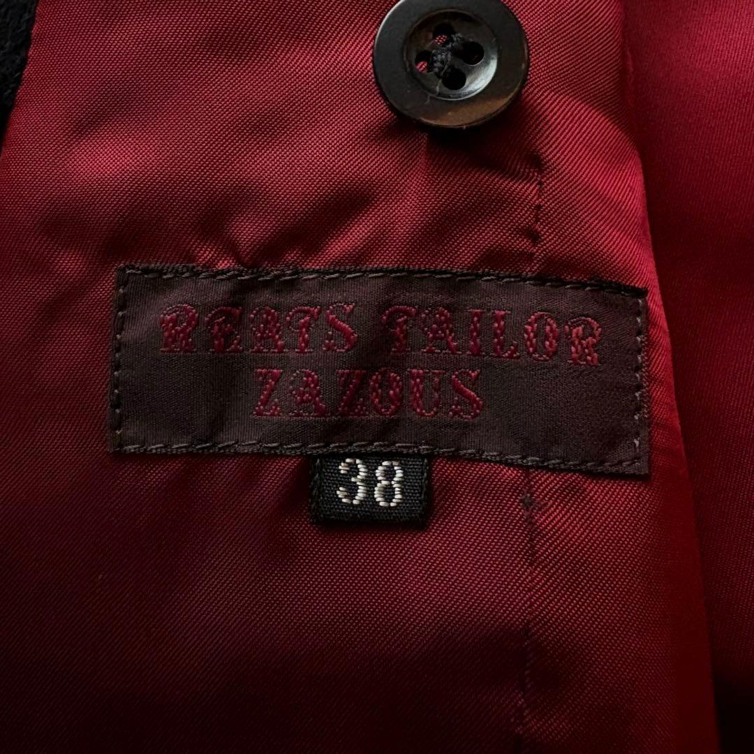 ★アンゴラ混★ REATS TAILOR ZAZOUS ナポレオンジャケット 黒