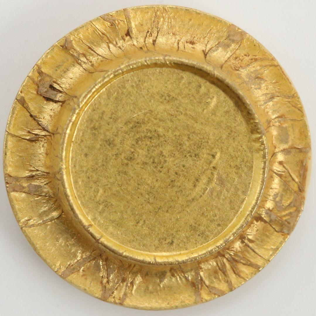 松本鐵山作 古瀬戸 肩衝茶入 紅牙瑞錦仕覆付 茶道具 共箱　V907