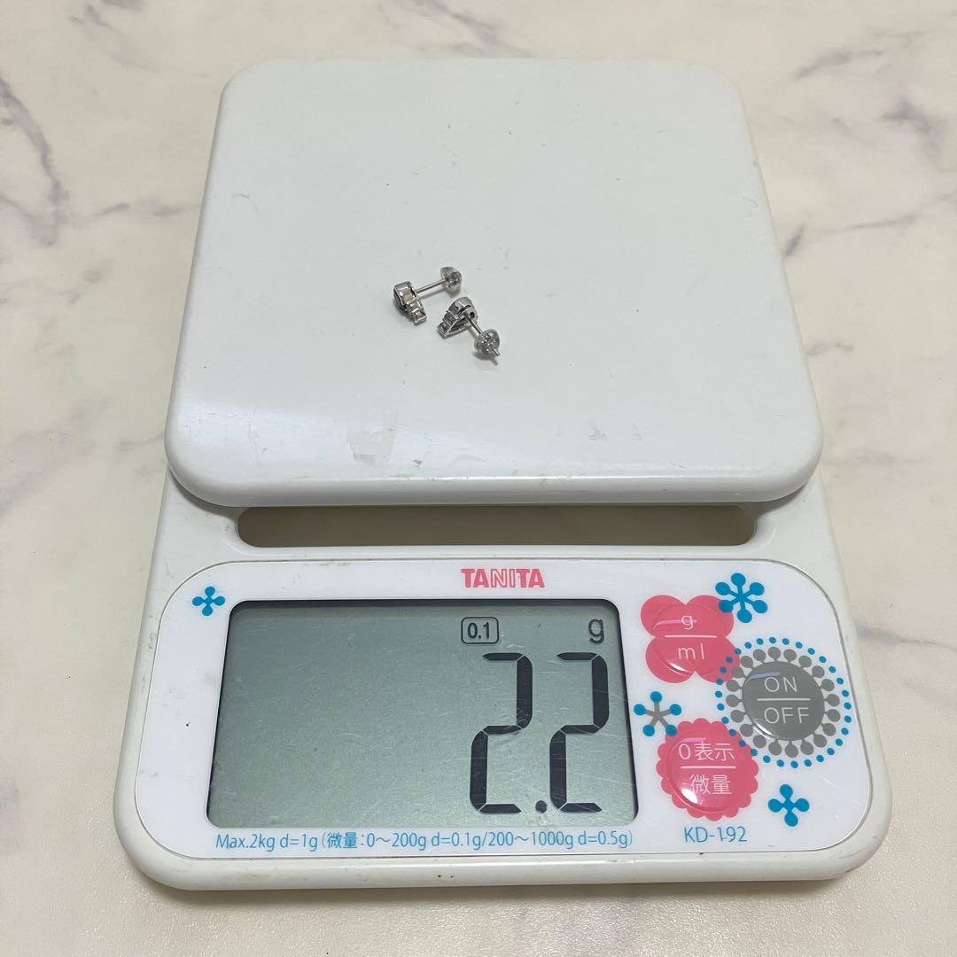 Pt900✨サファイア　ピアス　ダイヤモンド