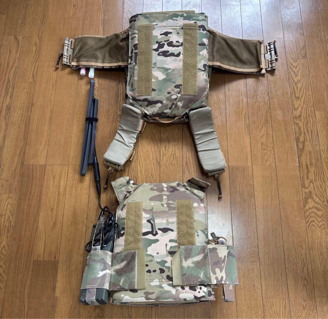 しゅ マルチカムプレートキャリア、マルチカムヘルメットセットアップ