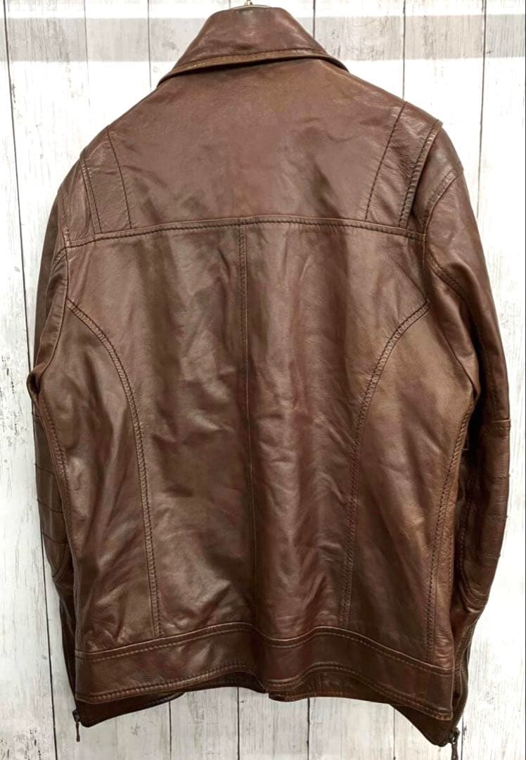 【定価42万円】 DOLCE&GABBANA レザーライダース 48