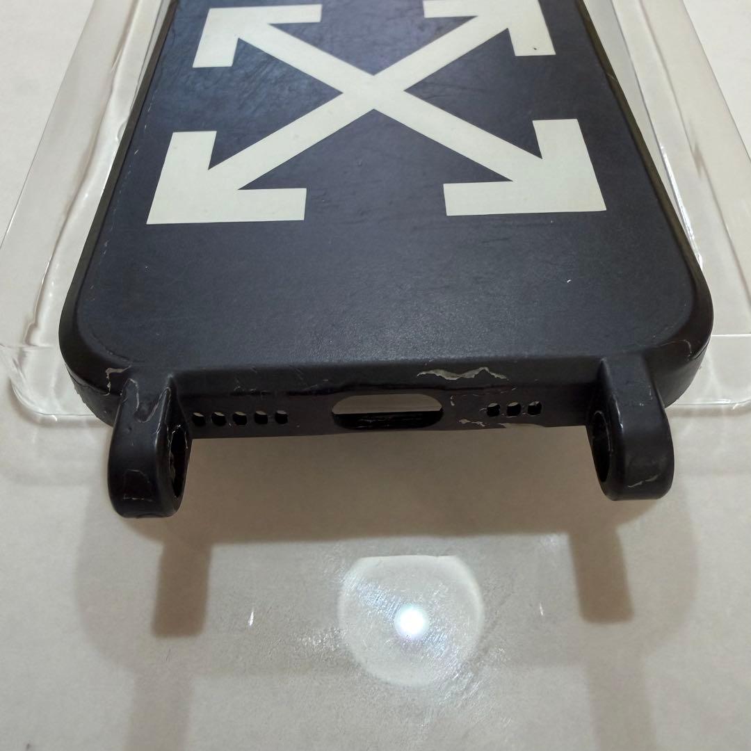 off-white オフホワイト iPhone 12 ストラップ ケース